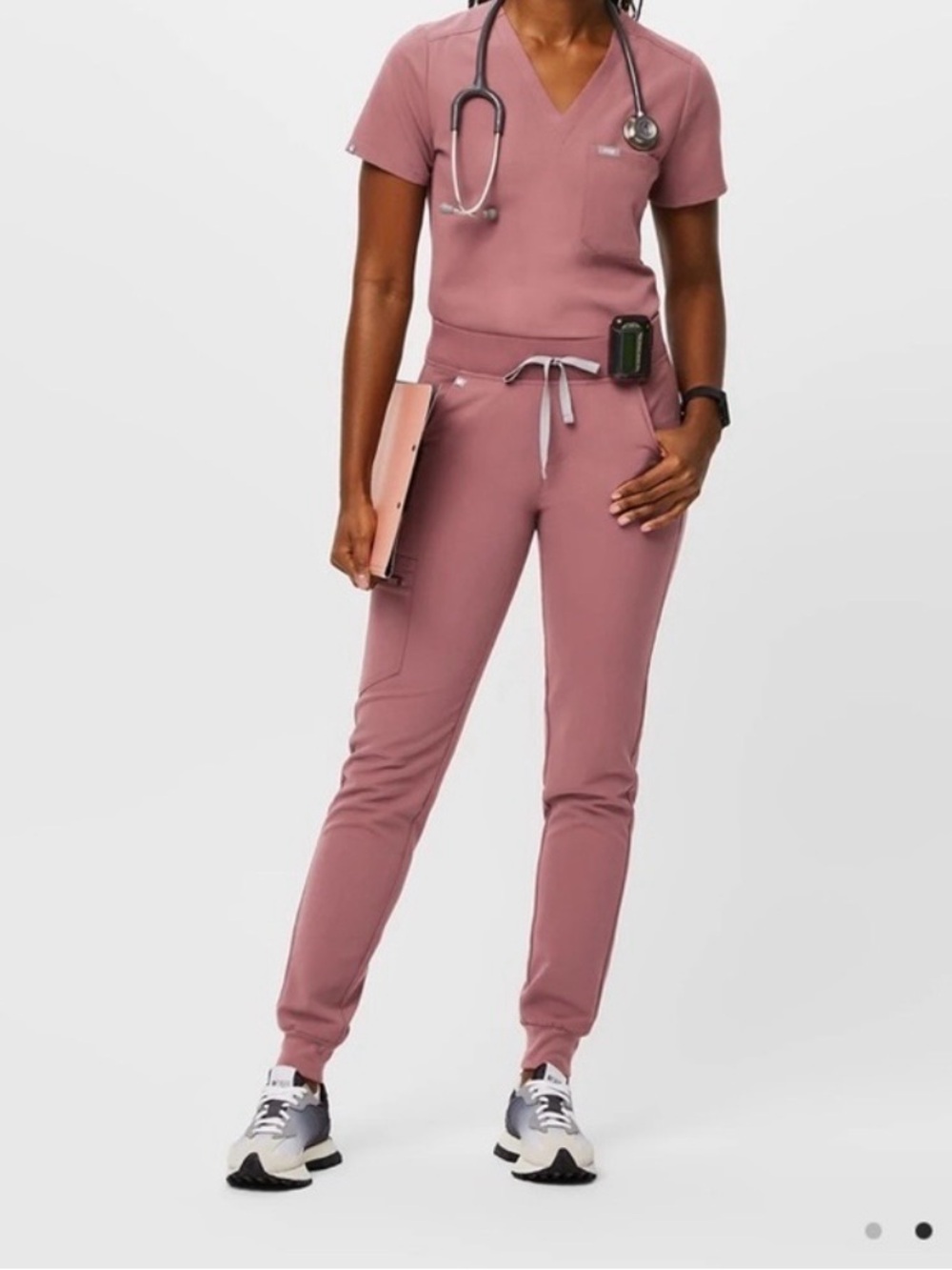 Women's Scrub Set - Dusty Rose Size S/M
